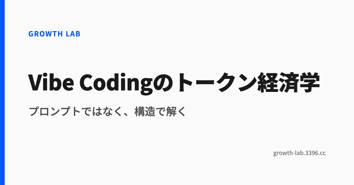 Vibe Codingのトークン経済学